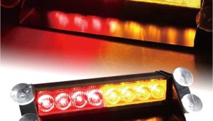 Emergency Lights for Vehicles 8 Led Car Dash Strobe Flash Light Emergency Warning Hazard Safety