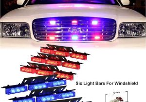 Emergency Vehicle Interior Light Bars Amazon Com Diyah 54 Led High Intensity Led Light Bar Law