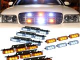 Emergency Vehicle Interior Light Bars Amazon Com Dt Motoa Amber White 54x Led Emergency Vehicle Deck Dash