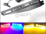 Emergency Vehicle Interior Light Bars Car White Red Blue Amber Beacon Flash Light 32 Led Car Boat Truck