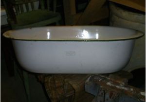 Enamel Baby Bathtub Antique Savory Ware Graniteware Enamel Wash Tub Baby