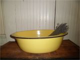 Enamel Baby Bathtub Rare Bright Yellow Enamel Baby Bath Tub Oval by