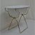 Enamel Baby Bathtub Vintage Porcelain Enamel Baby Bath On Folding Stand at 1stdibs