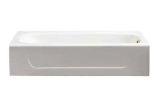 Enameled Whirlpool Bathtub Porcelain Enameled Cast Iron 29 33 Right 59 61
