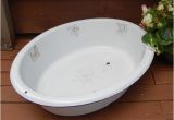 Enamelware Baby Bathtub White Enamel Baby Bath Tub Basin