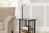 End Table with attached Lamp and Magazine Rack 17 Elegant End Table with attached Lamp and Magazine Rack