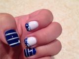 Essie Light Blue Navy Blue with White Bows Essie Nails Pinterest