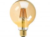 Exit Light Bulbs Vintage Led Filament Light Bulb8w Golden Tint Edison G125 Globe