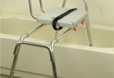Extended Shower Chair Perfect Transfer Bench Shower Chair Model Bathroom with Bathtub