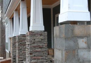 Exterior Decorative Column Wraps Tapered Columns Centurion Stone Ledge Pennsylvania House