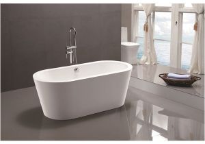 Extra Bathtubs for Sale Shop Vanity Art 67 Inch Freestanding White Acrylic Bathtub