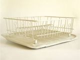 Extra Large Dish Rack and Drainboard Rubbermaid Dish Drying Rack Turquoise Light Blue Vintage Large