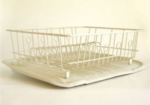 Extra Large Dish Rack and Drainboard Rubbermaid Dish Drying Rack Turquoise Light Blue Vintage Large
