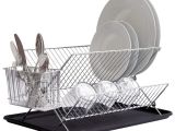 Extra Large Folding Dish Rack Bloomsbury Mill 2 Tier Folding Dish Drainer Collapsible Dryer