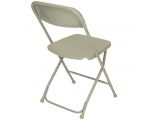 Extra Large Heavy Duty Beach Chairs Bone Plastic Folding Chair Premium Rental Style