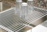Extra Large Roll-up Dish Drying Rack Over the Sink Roll Up Drying Rack 1434 Sink Ideas