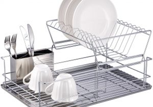 Extra Large Stainless Steel Dish Drying Rack 51 Plate Draining Rack Plate Drain Rack Popular Plate Drain Rack