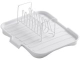 Extra Large Stainless Steel Dish Rack Kohler Drainboard with Wire Sink Bowl Rack In White K 6539 0 the