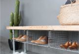 Extra Long Storage Bench Shoe Storage Shoe Storage Bench Entryway Bench Industrial Bench