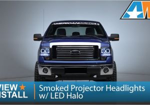 F150 Halo Lights 2009 2014 F 150 Smoked Projector Headlights W Led Halo Review