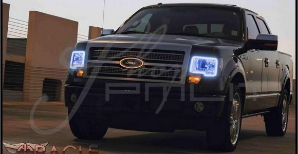 F150 Halo Lights oracle 09 14 ford F150 W O Pro Led Halo Rings Headlights Bulbs