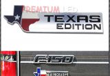 F250 Light Up Emblems 1 Chrome Finish 3d Texas Edition Emblem Badges for ford F 150 F 250