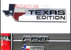 F250 Light Up Emblems 1 Chrome Finish 3d Texas Edition Emblem Badges for ford F 150 F 250