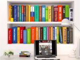 Fake Decorative Books for Sale Removable Diy 3d Wall Sticker Creative Bookshelf Book Wallpaper for