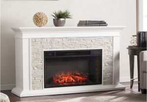 Fake Fire for Fireplace Boston Loft Furnishings 60 25 In W Fresh White Rustic White Faux