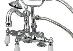 Faucets for Clawfoot Bathtubs Kingston Brass Chrome Deck Mount Clawfoot Tub Faucet W