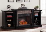 Faux Fireplace for Sale Nassau 71 75 In W Infrared Faux Stone Electric Fireplace with