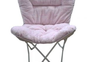 Faux Fur butterfly Chair Target Folding Plush butterfly Chair In Blush Pink Stylish Relaxing