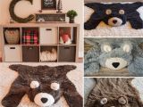 Faux Fur Rug Big W Woodland Nursery Baby Bear Rugs by Claraloo I Can T Decide if This