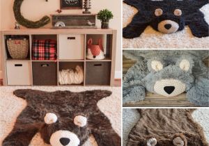 Faux Fur Rug Big W Woodland Nursery Baby Bear Rugs by Claraloo I Can T Decide if This
