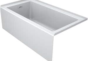 Ferguson Alcove Bathtub Jacuzzi Linea 60 X 32 X 19 1 2 In soaker Alcove Bathtub