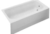 Ferguson Alcove Bathtubs Proflo Folsom 54 X 30 X 15 1 4 In soaker Alcove Bathtub
