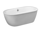 Ferguson Bathtubs Shop American Standard Clean 64 625 In White Acrylic Oval Center