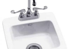 Ferguson Kohler Bathroom Sink Kohler Gimlet™ 1 Hole Acrylic Bar Sink 6015 1 0 Ferguson