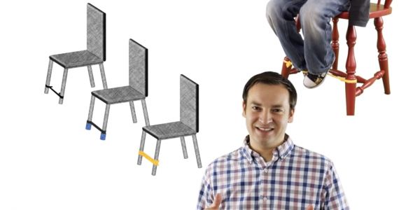 Fidget Chair Bands Fidget toys for Your Feet Fidget Feet Band Bouncy Bands thera