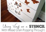 Fingers Furniture Diy How to Use Vinyl as A Stencil to Paint Furniture and Let the