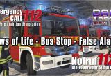 Firefighter Emergency Lights Emergency Call 112 Notruf 112 Jaws Of Life Bus Stop False