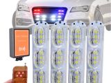 Firefighter Emergency Lights Wireless Remote Control Car Led Warning Light 12v 12w Super Spot