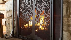 Fireplace Accessories Near Me Large Tree Of Life Fire Screen with Door Collection Accessories
