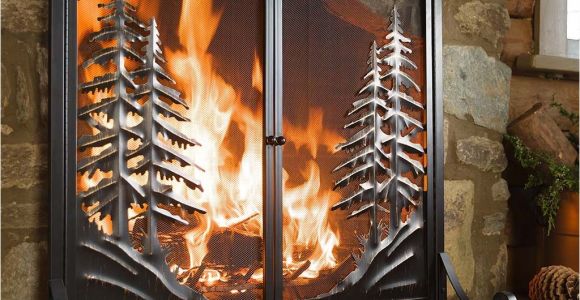 Fireplace Accessories Stores Near Me Alpine Fireplace Screen with Doors Brings the Peace and Tranquility