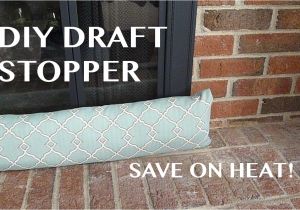 Fireplace Draft Blocker Save On Heat Diy Draft Stopper Youtube