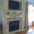 Fireplace Store San Diego Old town Custom Distressed White Fireplace Surround Marble Inlay Around