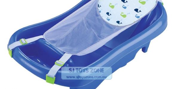 First Years Baby Bathtub Sling the First Years Infant to toddler Blue Tub with Sling