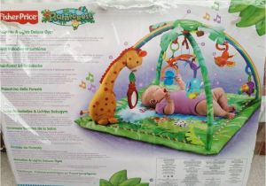 Fisher-price Rainforest Melodies and Lights Deluxe Gym Fisher Price Rainforest Melodies Lights Deluxe Baby Gym Playmat