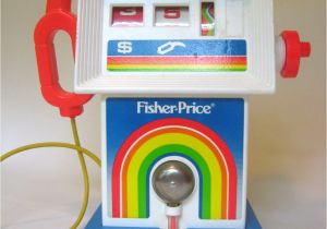 Fisher Price Table and Chairs 1990 Vintage Fisher Price Gas Pump Gas Go Service Center Mint Working