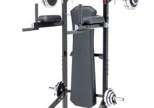 Fitness Gear Pro Full Rack Power tower Exercise Equipment Workout Home Gym Squat Rack Bench